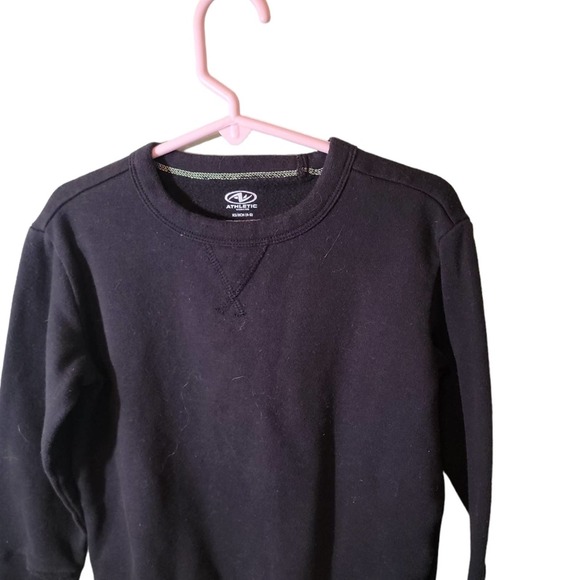 Athletic Works Black Pullover Fleece Lined Long Sleeve Sweatshirt Sz XS - Picture 6 of 6